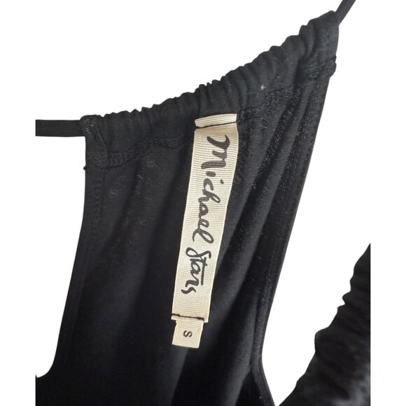 Antherpologie Michael Stars Black Tasseled Beach Cover Up Dress - Small - Picture 5 of 5